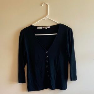 Black Light Weight Knit Cardigan